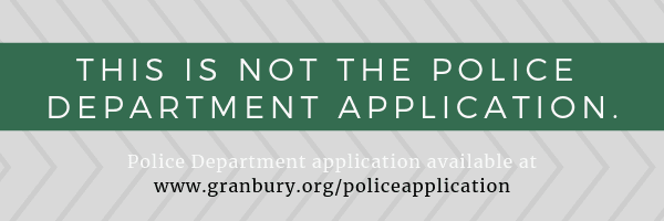 This is not the Police Department Application.