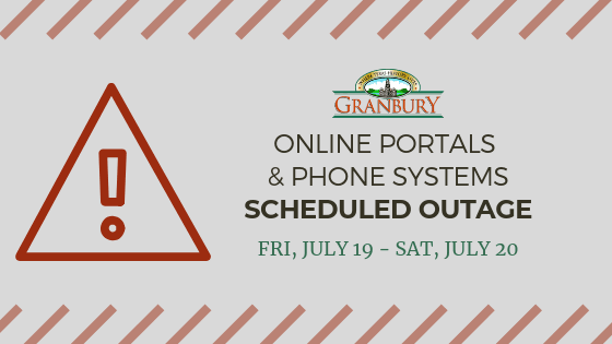 Online Portals and Phone Systems Scheduled Outage 7_19-7_20