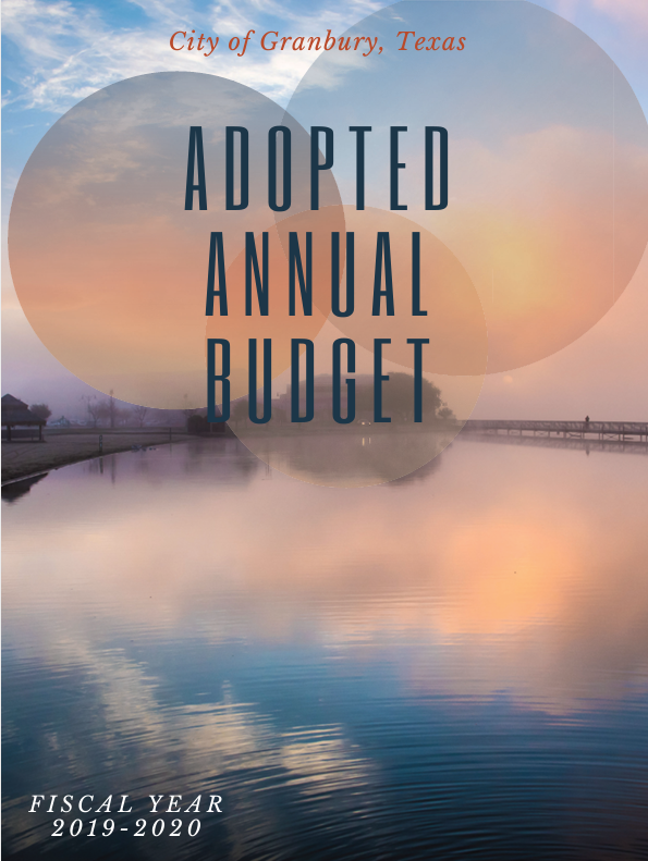 Budget FY 2020_Cover Adopted