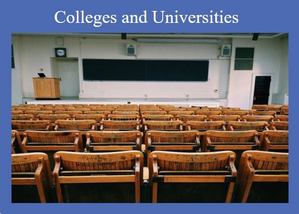 Colleges and Universities
