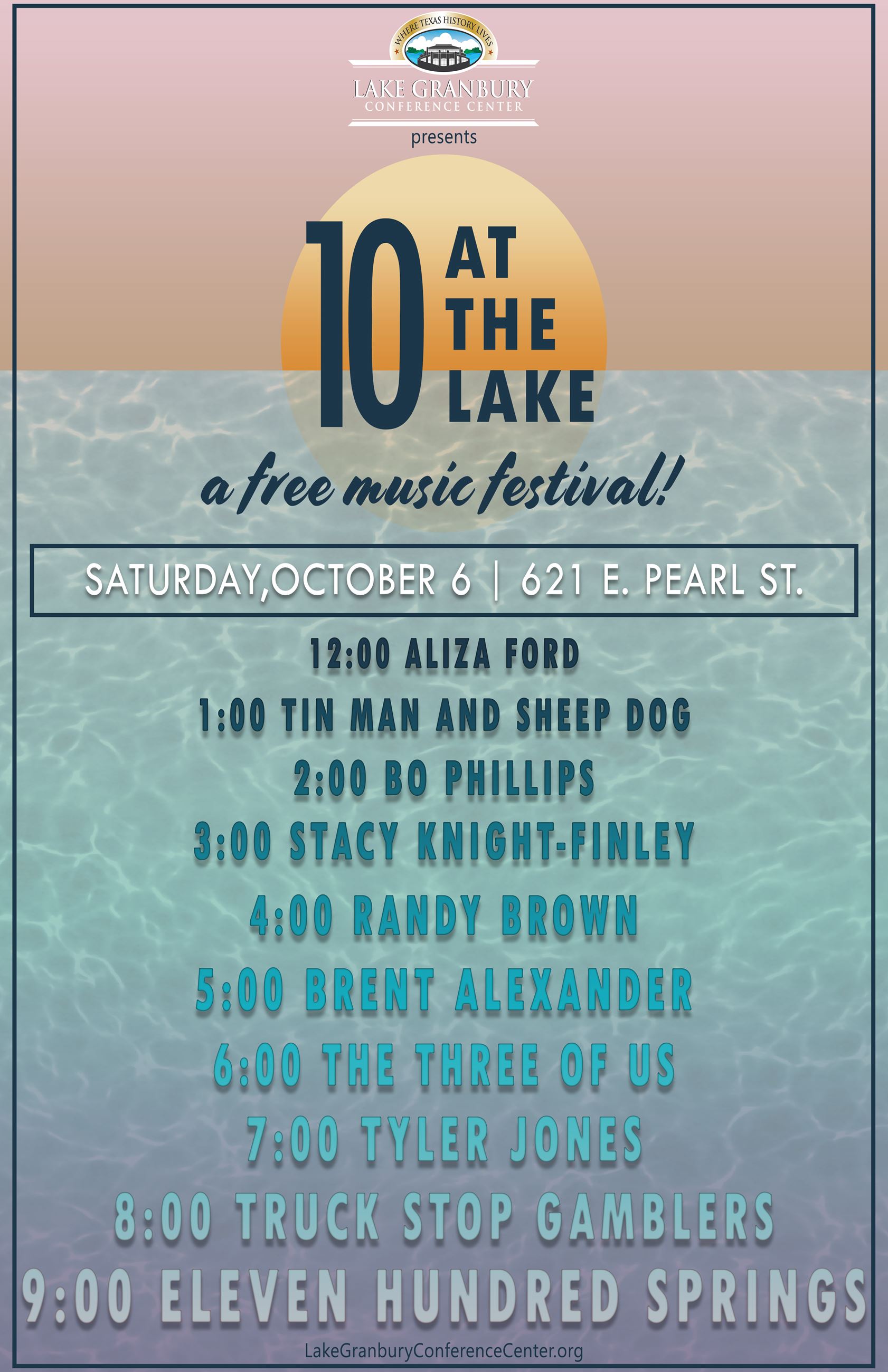 10atthelake poster 11x17