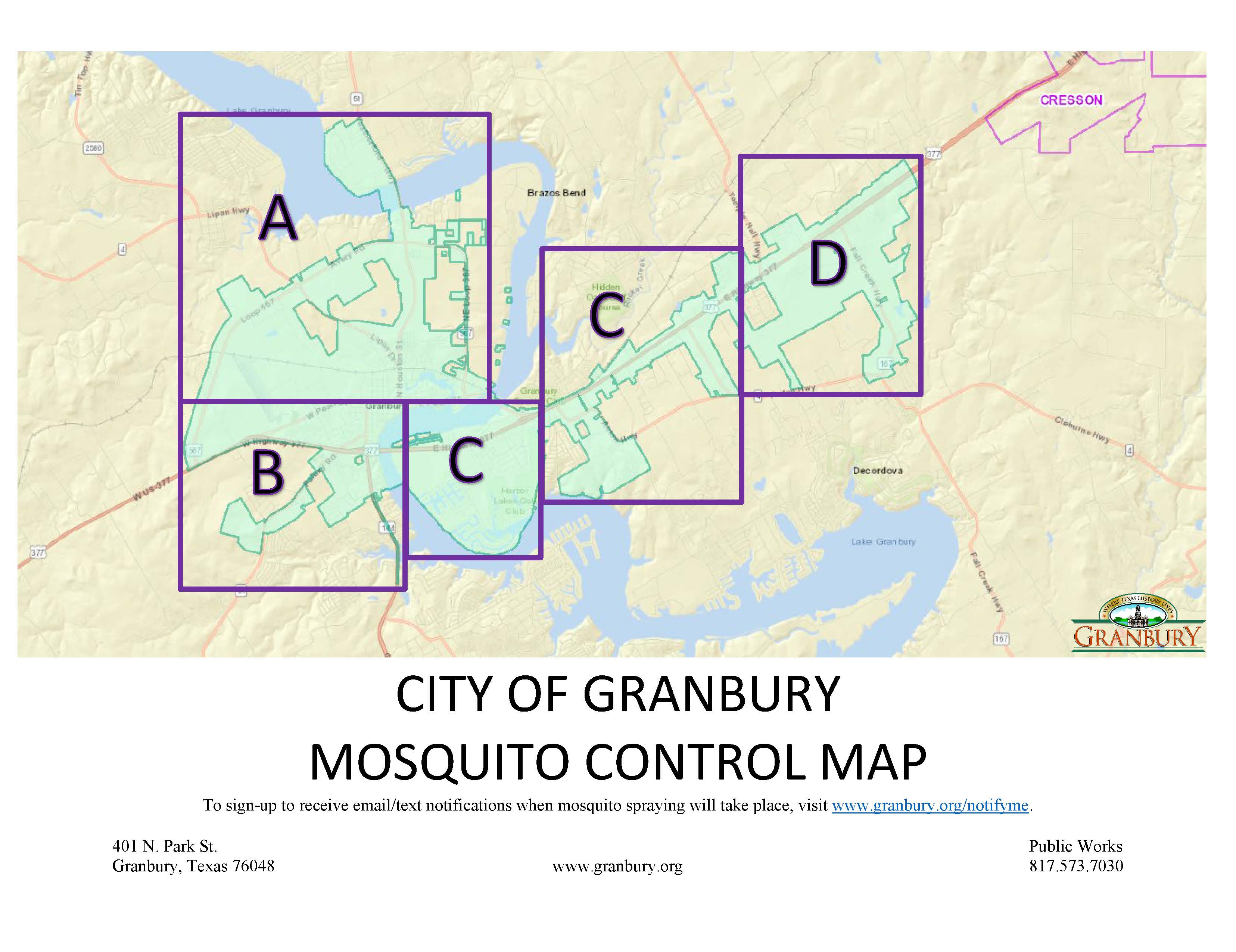 Mosquito Spraying Map