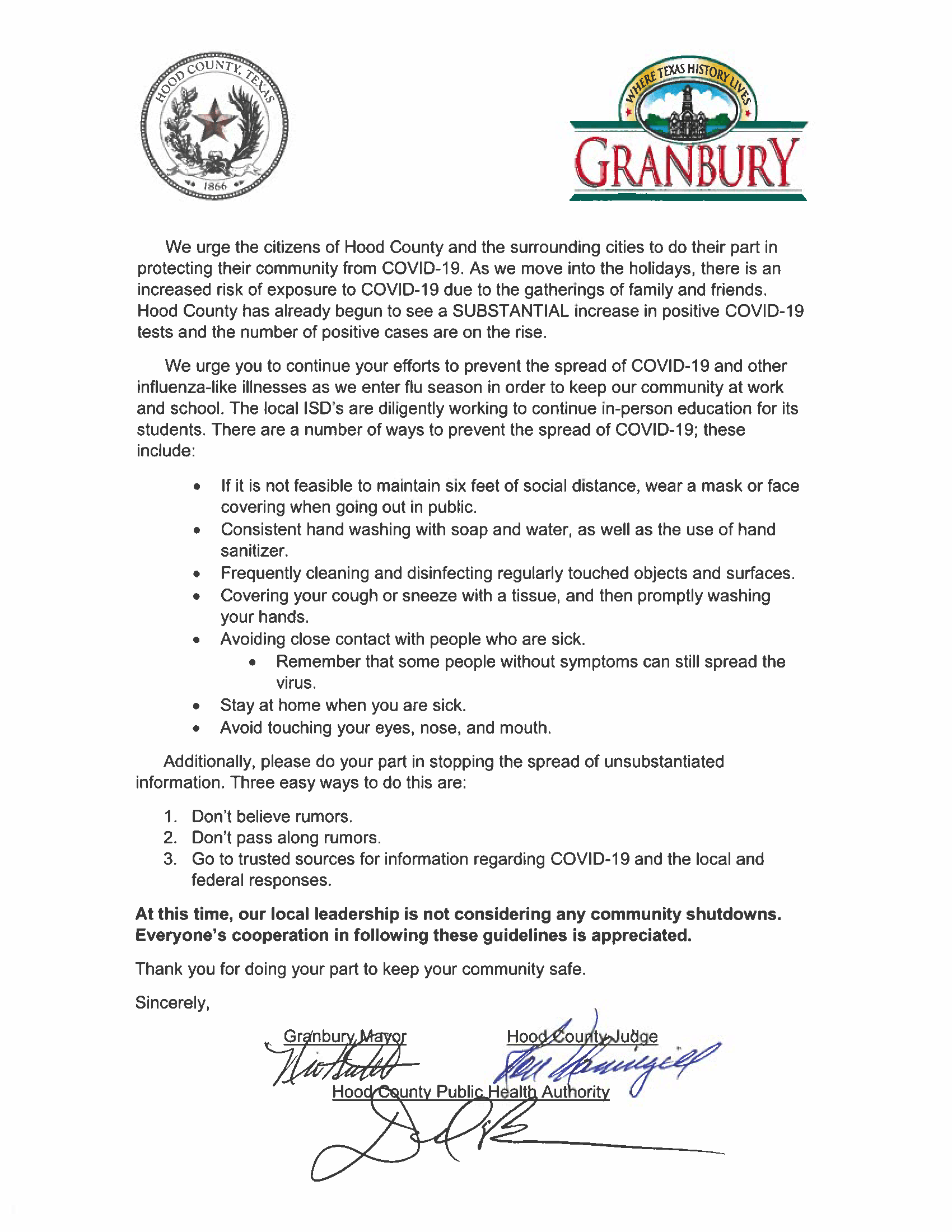 11-19-2020 Covid Message