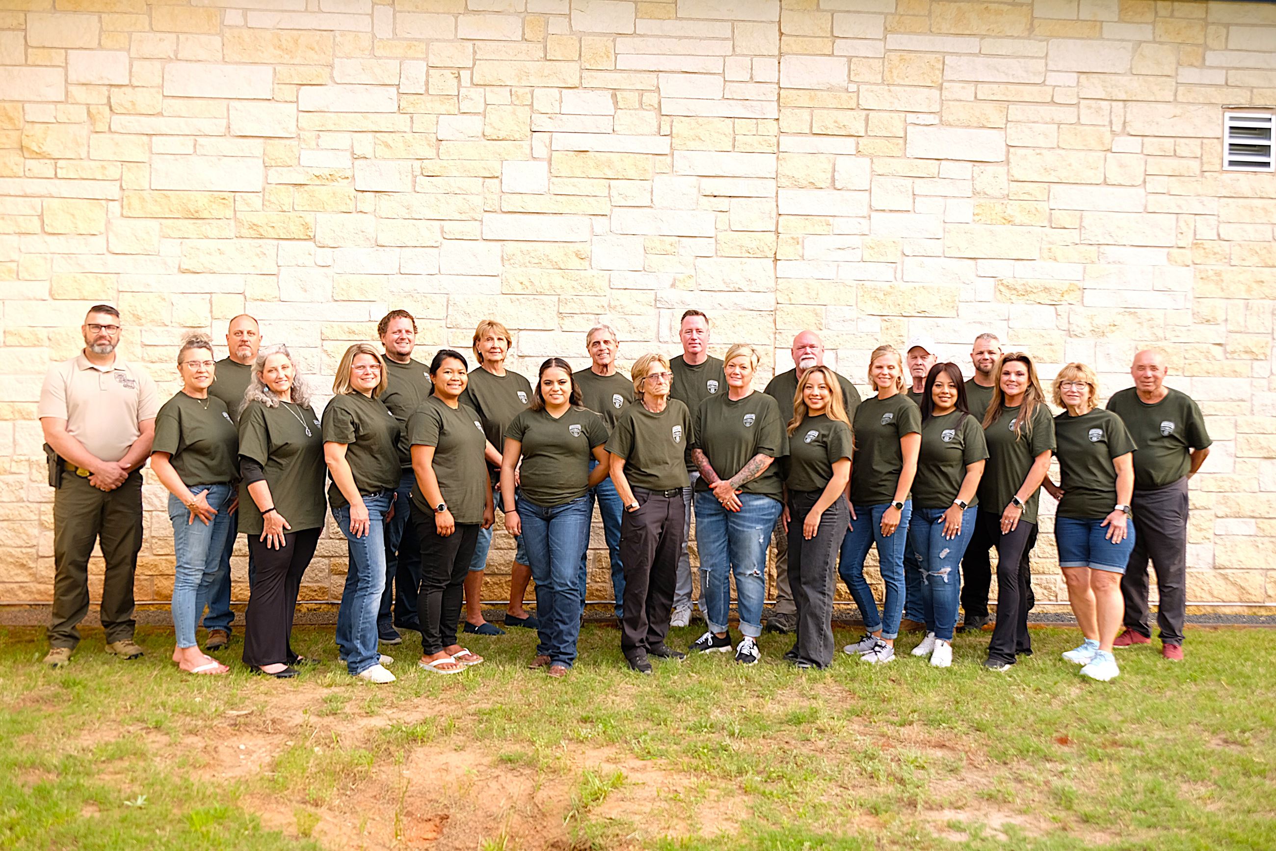 CPA group outside of a building.